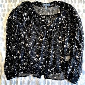 NWT Modcloth Medium long sleeve star top